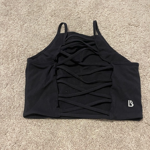 BuffBunny Strappy Ivy Crop Tops in Black and Brown - Picture 3 of 8